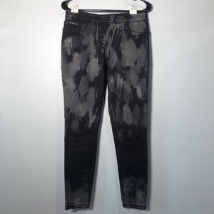 Coco + Carmen Acid Wash Black Jeggings